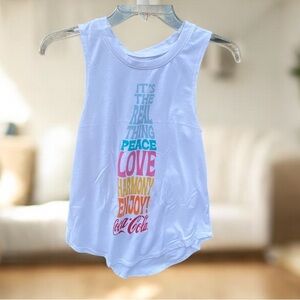 Coca Cola Women's White Tank Top